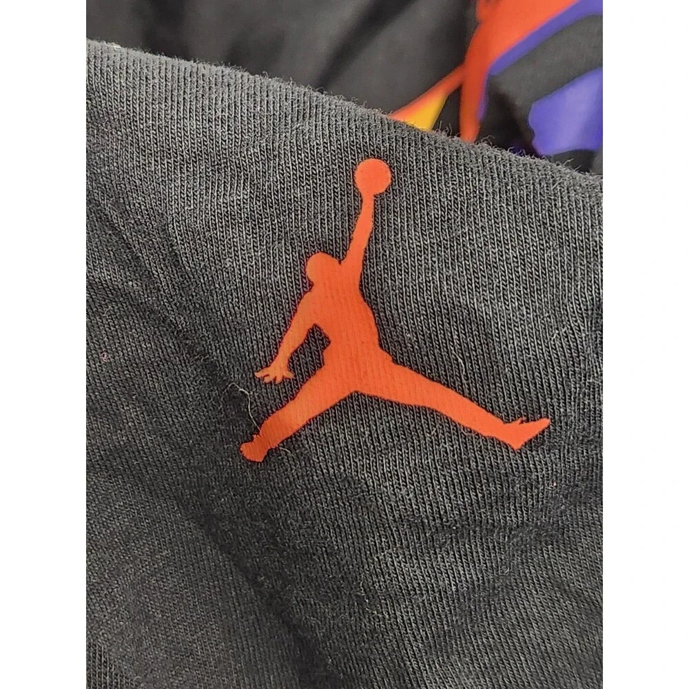 Nike Air Jordan T-Shirt Men's M Black Short Sleeve Jumpman‎ Logo Basketball